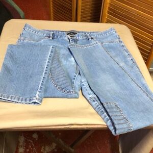 Light blue vintage jeans
